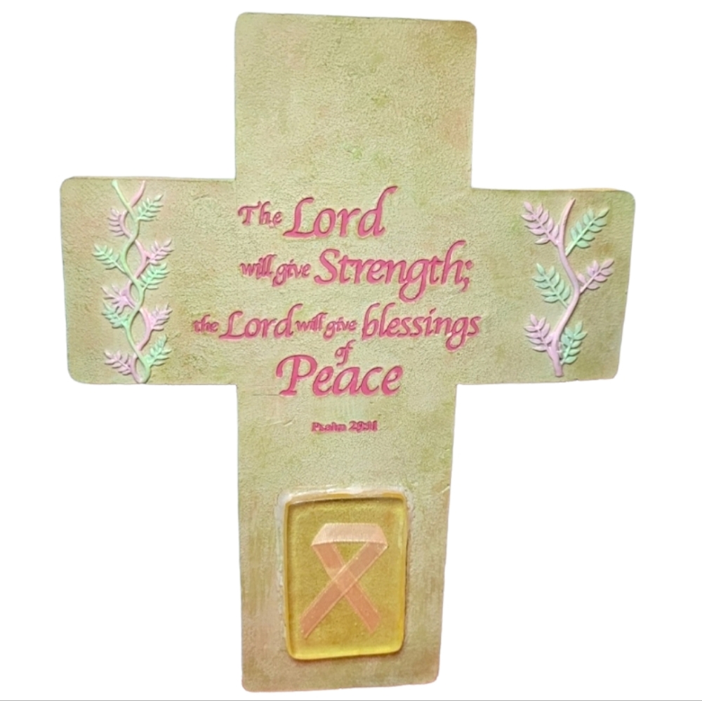 🎄 Cross Psalm 29:11 Lord Gives Strength, Blessings Of Peace. REMEMBER UR LOVED